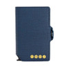 Kyma Official CABJ Xeneize Double Blue RFID Wallet - Secure Licensed Boca Juniors Product