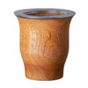 Mate Camionero Algarrobo Wood with Stainless Steel Ring Mate con Virola de Acero Inoxidable by Made in Mate - Authentic Yerba Mate Cup