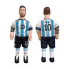 Messi 10 Doll Argentina National Team New Toys - Includes Collectible Alternate Kit