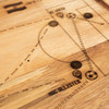 Tabla Plato Small BBQ Board with Di María Goal Laser Engraving - Eucalyptus Wood by Regalando Pasión, 25 cm x 35 cm / 9.84" x 13.77"