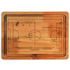 River Plate BBQ Board with Pity Goal Engraving - Small Eucalyptus Wood by Regalando Pasión, 25 cm x 35 cm / 9.84" x 13.77"