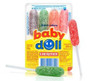 Baby Doll Chupetín Classic Argentinian Lollipop Assorted Flavors Apple, Cherry, Orange & Grape, 432 g / 15.02 oz (box of 18 trays of 4 count)