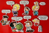 Mafalda Magnetic Character Box - 15 Colorful Magnets Featuring Mafalda and Friends