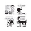 Magnetic Bookmarks Tira Lechuguita Imanes de Mafalda, Set of 4, 4 x 4 cm (1.57' x 1.57')