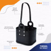 Sumate Set Matero with Eco-Leather Carrying Basket, Yerbera, and Azucarera, 20 x 21.5 x 16 cm / 7.87 x 8.46 x 6.3"