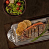 Herencia Grill Thermal Serving Tray (M) for 2–3 People, 35 x 14 cm / 13.8 x 5.5 in