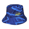 Boca Juniors Bucket Hat, Blue with Embroidered Crest & Sublimated Design (57 cm / 22.4 in)