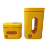 Mate Pampa Boca Juniors Pampera Kit - Black Mate Set with Sugar Bowl & Yerba Container
