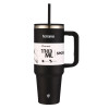 Terrano SpotieCup - 946 ml Double-Layer Stainless Steel Cup, Silicone Anti-Spill Lid, Reusable Straw, Non-Slip Base, 21.5 cm / 8.5 in (Various Colors Available)