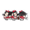 Imanias Mafalda Baila Magnet, 15 cm x 5 cm (5.90' x 1.96')– Argentinian Collectible Fridge Magnet