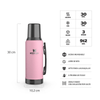 Stanley Flow Mate GOAT Messi Thermos Mate System Termo Mate Goat Messi Pink, 1.2 L / 67.6 fl oz Capacity