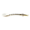 Matesur Pico Rey Luxury Mate Straw, Solid Alpaca Chiseled Bronze Bombillón Pico Rey De Lujo Alpaca Maciza Cincelado Bronce, 18 cm / 7.1'