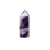 Natural Amethyst Obelisk with Polished Point, Raw Amethyst Tower for Decor or Healing Amatista, 100–200 g / 3.5–7 oz
