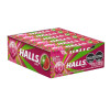 Halls Hard Candy Watermelon & Menthol Eucalyptus Flavor Caramelos Sabor a Sandia, Mentol & Eucalipto, 25.2 g / 0.89 oz (box of 12)