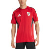 Adidas River Plate Red Training Jersey AEROREADY for Men Camiseta de Entrenamiento Roja Hombre 25/26