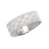 Pampa Silver Woven Bracelet – 2 cm Wide, Handloom Fine Silver Strand