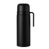 Matesur Thermos Textured Black with Handle and Pour Spout, 1 l / 33.8 fl oz