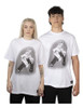 Under Armour Tini Futtura Oversized Unisex White Cotton-Polyester T-Shirt with Logo