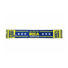 Boca Juniors Scarf "100% Xeneize" with Stars & “Te Llevo en el Alma” Text, Blue and Yellow