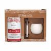 Mate & Co Mate Chai Yerba Mate Gift Kit with White Ceramic Mate & Bombilla, 250 g / 8.82 oz