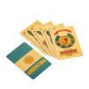 Argentinian Flag-Themed Gold Playing Cards