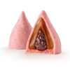 Lucciano's Conitos Red Berries white chocolate coating flavored with freeze-dried fruits (box of 6 conitos)