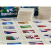 Ruibal Memotest Banderas Memory Board Game with 64 Tiles