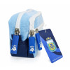 AFA Official Triple Zipper Pencil Case Light Blue with Compartments
