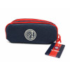 San Lorenzo Official Triple Zipper Pencil Case Blue & Red