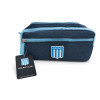 Racing Club Official Triple Zipper Pencil Case Blue & Light Blue