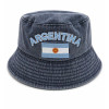 Argentina Bucket Hat with Embroidered Flag and Sun of May Design (Various Colors)