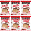 Mantecol Triple Alfajor with Peanut Paste Filling & Dark Chocolate, 60 g / 2.12 oz (Pack of 6)