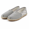 Pampa Campero Espadrilles Canvas Slip-On Shoes Gray by Espacio Alazán