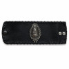 Espacio Alazán Leather Bracelet with Argentine National Shield Bronze Detail