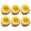 Chantaje Alfajor Artesanal Dulce de Leche & Walnut Semi Dark Chocolate Coated, 660 g / 23.28 oz (pack of 6)