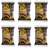 Tri Shot Blanco Triple Alfajor with Peanut Paste & Chocolate Mousse, 60 g / 2.12 oz (Pack of 6)