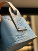 Matesur Coronados de Gloria Matera Basket Light Blue Eco Leather Mate Carrier, 1 L Capacity