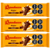 Bauducco Chocolate Wafer Cookies Filled with Chocolate Cream, 78 g / 2.75 oz (pack of 3)