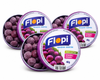 Florestal Flopi Grape Hard Candy, 40 g / 1.41 oz (pack of 3)