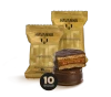 Havanna x Leo Gold Limited Edition Milk Chocolate Mini Alfajores with Dulce de Leche, 300 g / 10.58 oz (pack of 10)