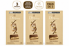 Cacau Show Dreams Mille-Feuille Chocolate Bar, 130 g / 4.59 oz (pack of 3)
