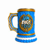 Un Poco de Ruido Blue Drink Mug – “Coronados de Cumbia”  with Aluminum Interior, 1 l / 33.8 fl oz capacity