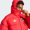 Adidas Originals River Plate Padded Jacket Better Scarlet Button-Up