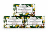 Giorno Bagno Magnolia & Lychee Bar Soap, 100% Plant-Based, 180 g / 6.35 oz (pack of 3)