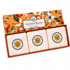 Giorno Bagno Orange Blossom & Vetiver Bar Soap Gift Set, 100% Plant-Based, 100 g / 3.53 oz (Kit of 3)