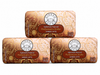 Giorno Bagno Amber Latte Bar Soap, Vegan, Hypoallergenic, 180 g / 6.35 oz (pack of 3)