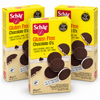 Schar Gluten Free Chocolate Sandwich Cookies with Milk Cream Filling, 165 g / 5.82 oz (pack of 3)