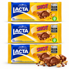 Lacta Shot Milk Chocolate Bar with Crunchy Peanuts, 80 g / 2.82 oz (pack of 3)