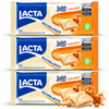 Lacta Laka White Chocolate Bar with Salted Caramel Filling, 104 g / 3.67 oz (pack of 3)
