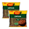 Yoki Lentilha Tipo 2, Brown Lentils, Rich in Fiber & Protein, 400 g / 14.11 oz (pack of 2)